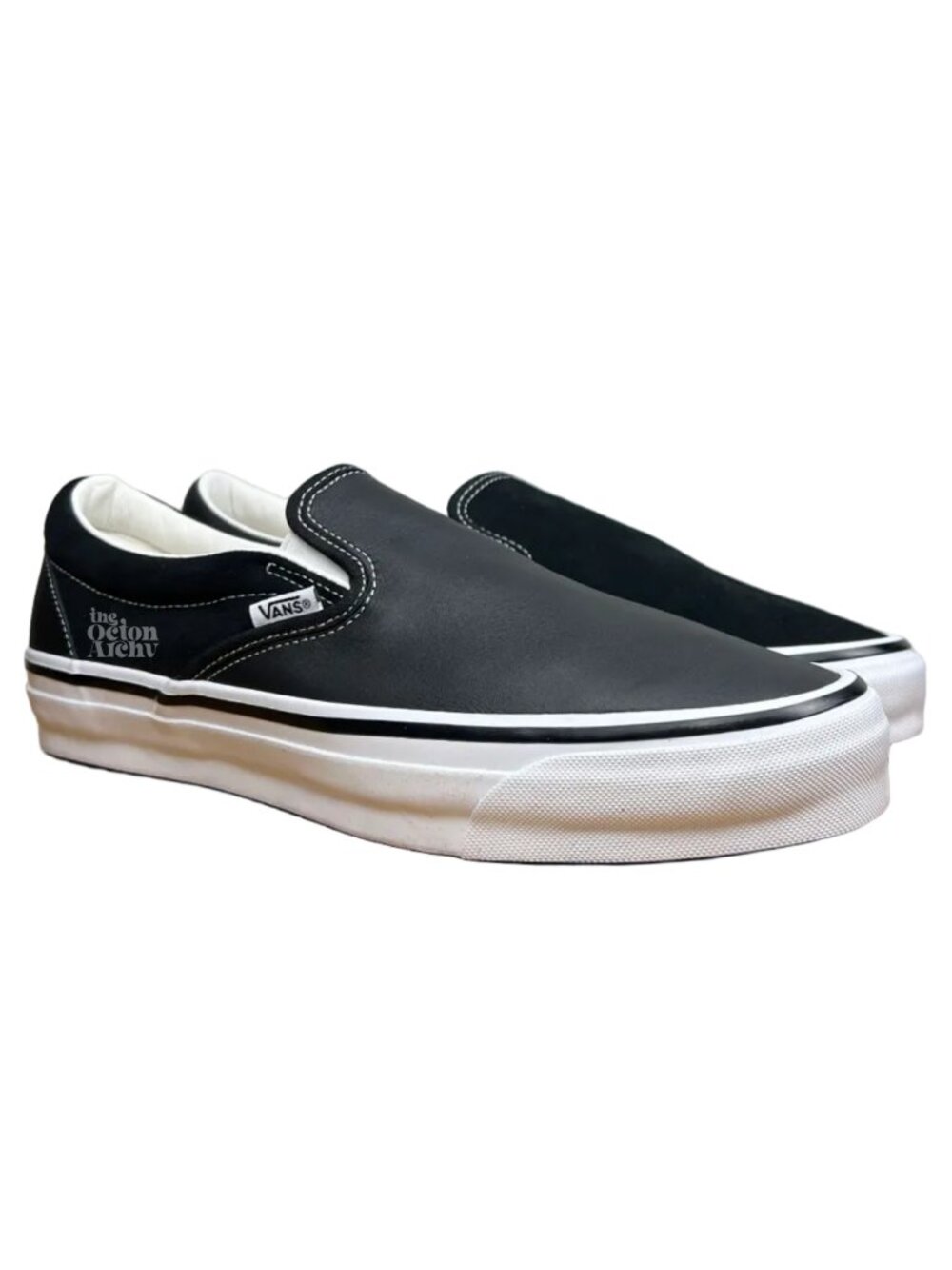 Size 11.5 Engineered Garments x OTW by Vans Classic Slip-On 98 'Black' Pre-Owned